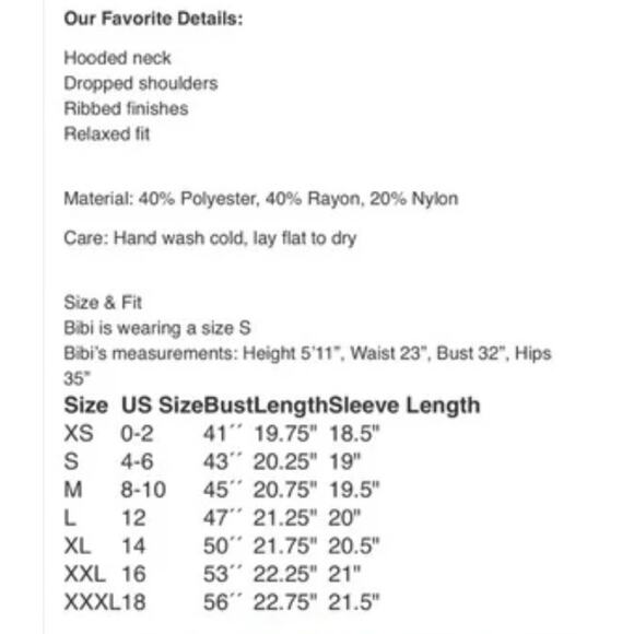 TUCKERNUCK Pomander Place Hazelwood Zarah Hoodie NWT Size Medium - Picture 3 of 4